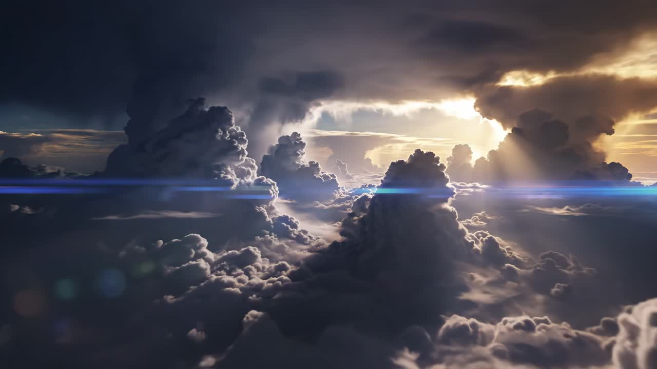 Dramatic Clouds and Sunlight