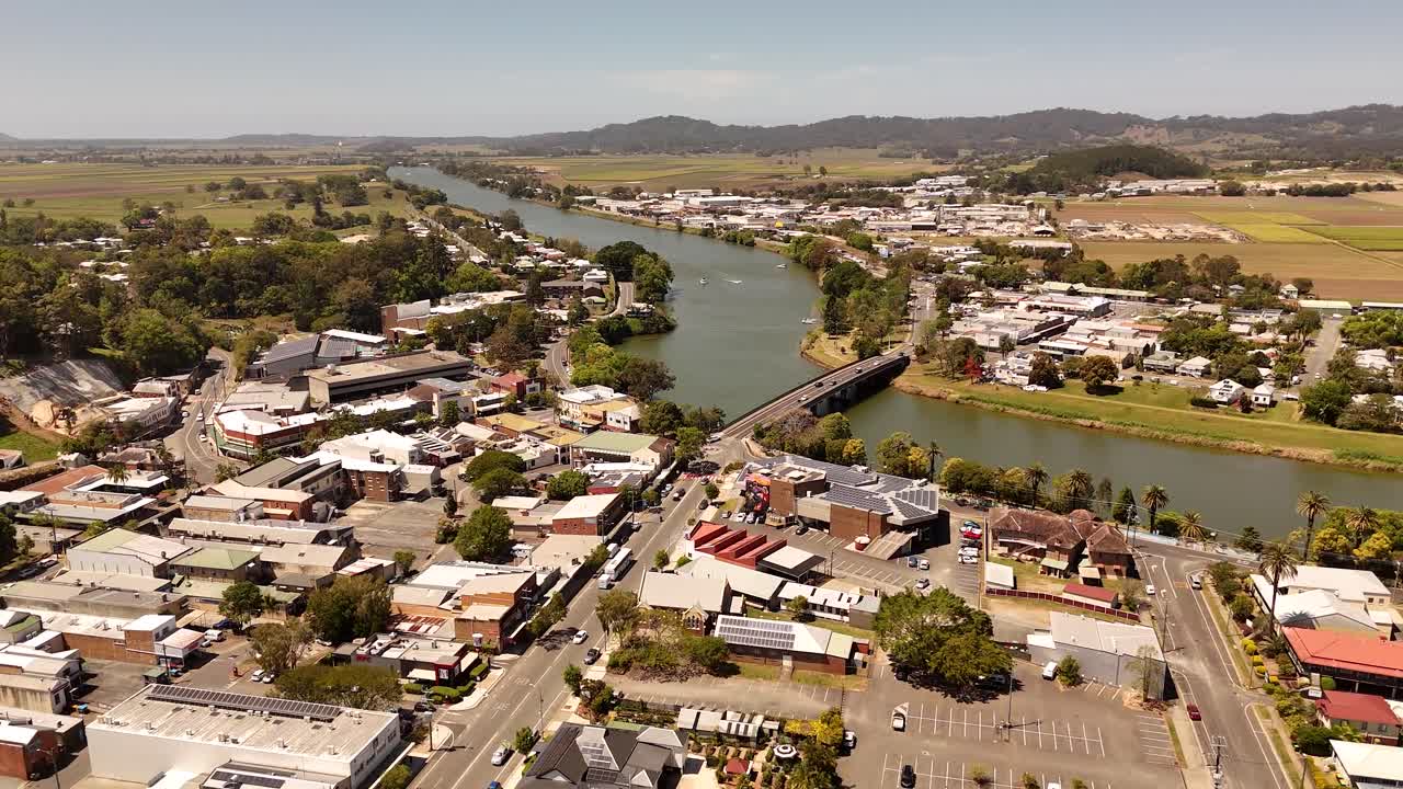 The historic town of Murwillumbah in the Tweed