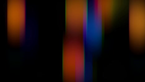 movimiento distorsionado y borroso de luces brillantes multicolores