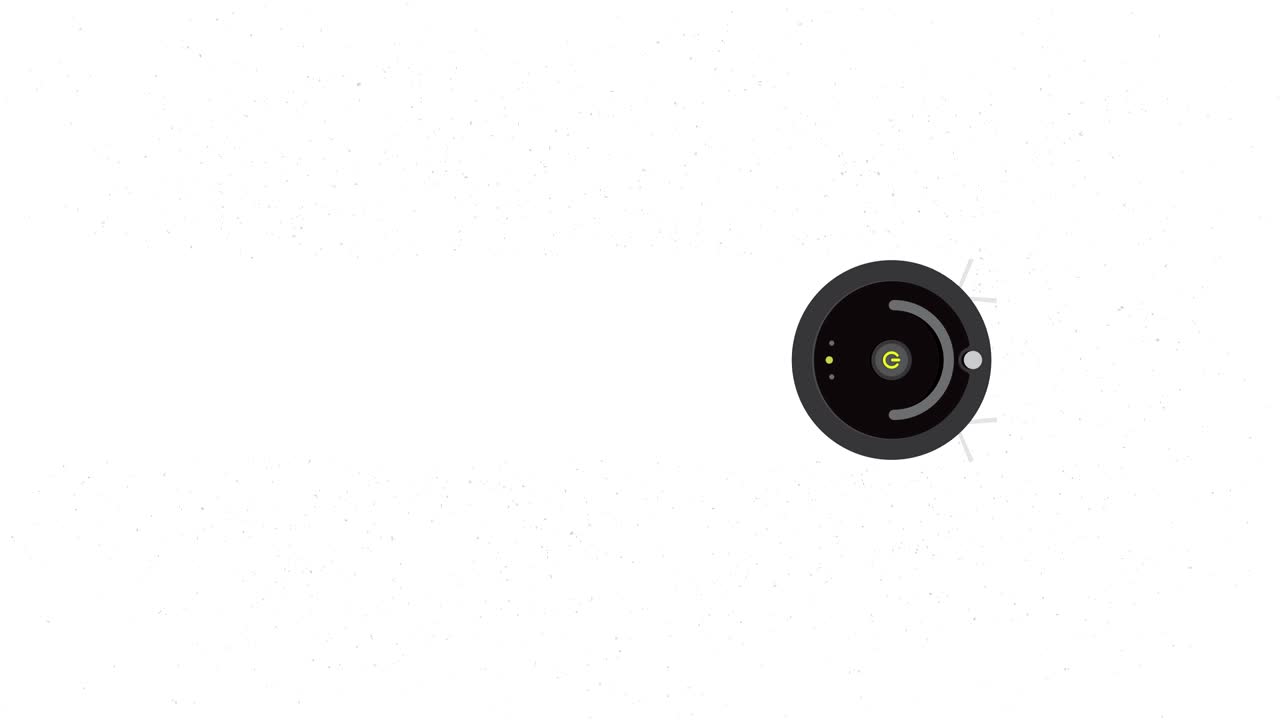 로 진공청소기는 더러운 바닥을 청소하고 습니다.