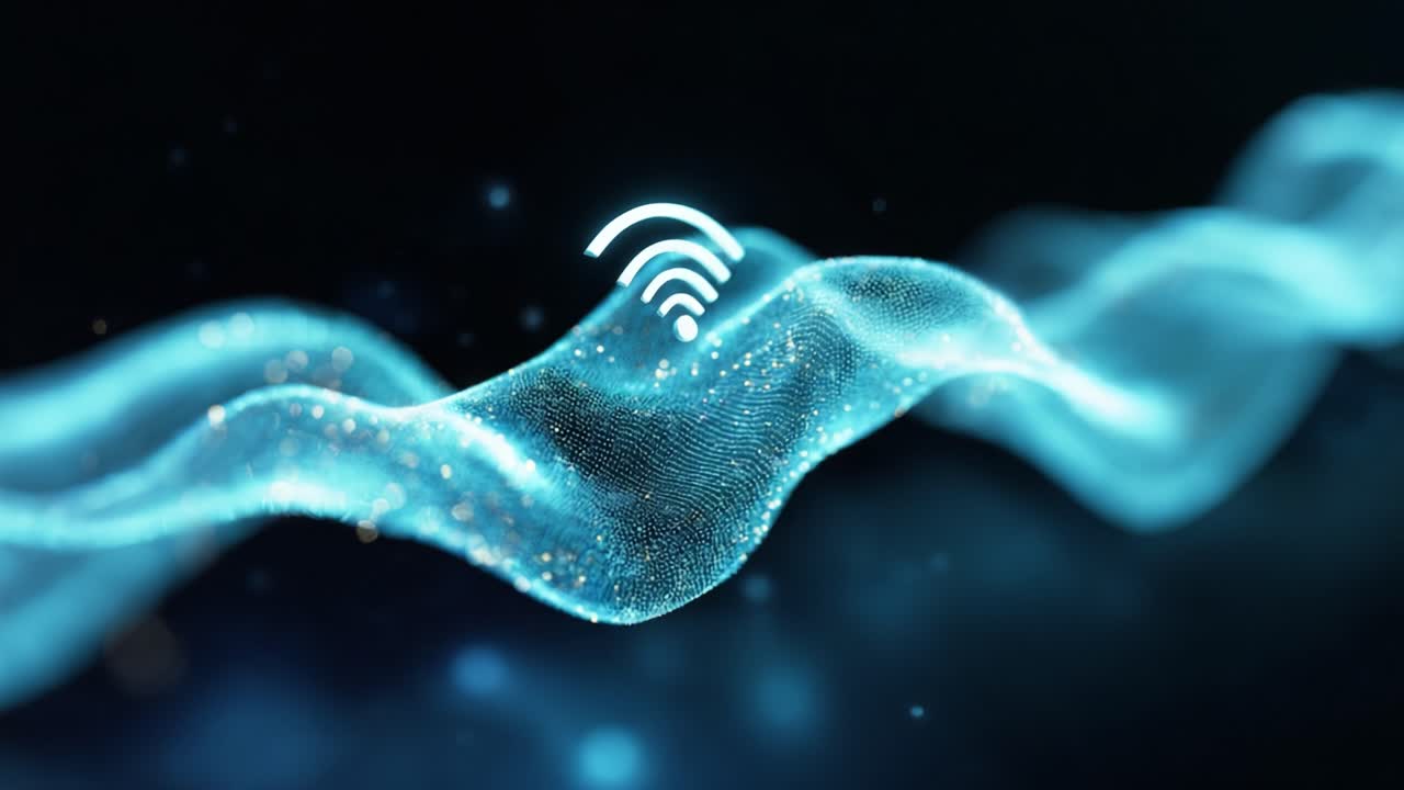 Illuminating Wireless Connectivity: High-Tech Visualization of Signal Waves Representing the Power and Reach of Modern Communication Technology Innovations