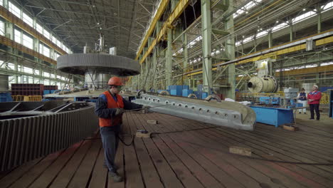 industrial maintenance in a large factory