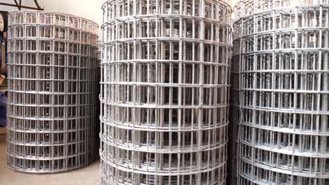 Stacked-Wire-Mesh-Rolls-On-Floor