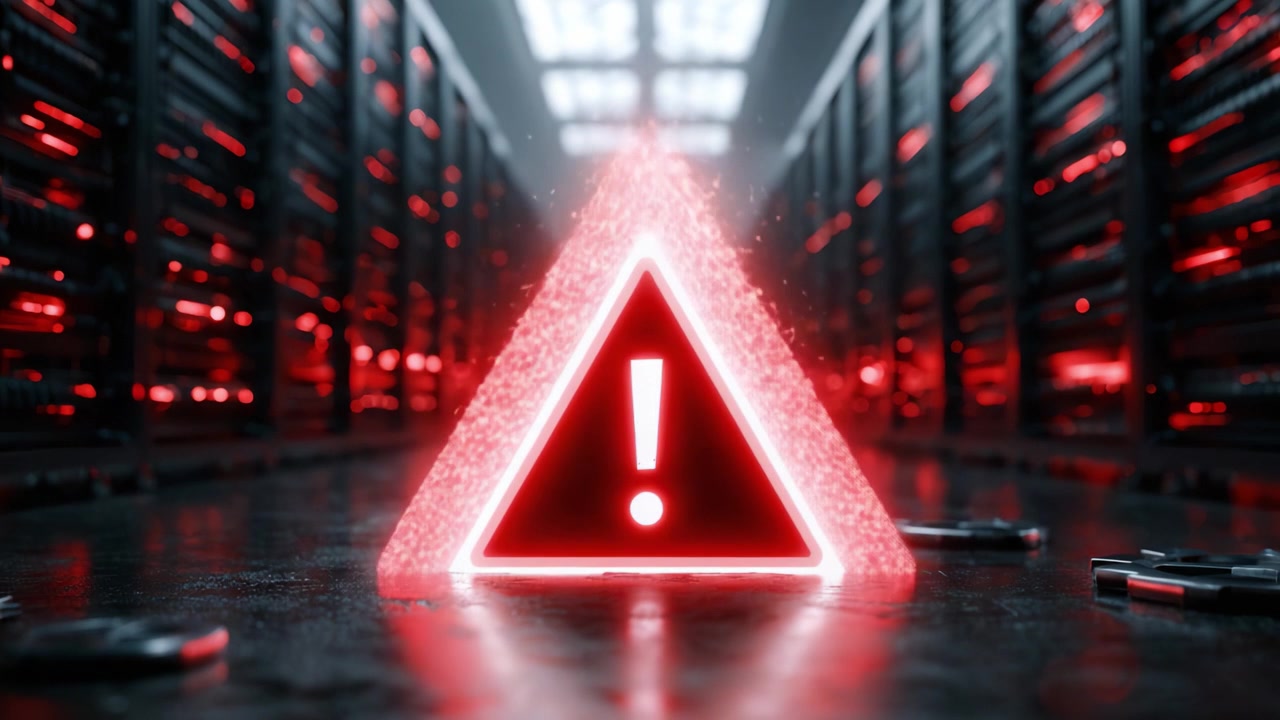 A Dynamic Contrast of Warning Signals: Exploring the Evolution of an Alert Symbol in a High-Tech Data Center Environment amidst Flickering Lights and Shadows