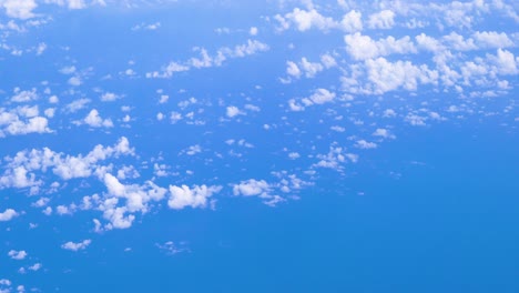 Beautiful-blue-sky-with-white-clouds-landscape-background,-amazing-nature-pattern