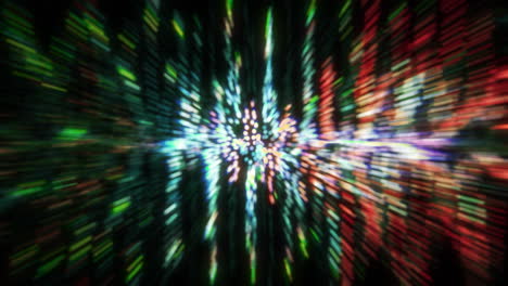 Abstract Burst of Colors