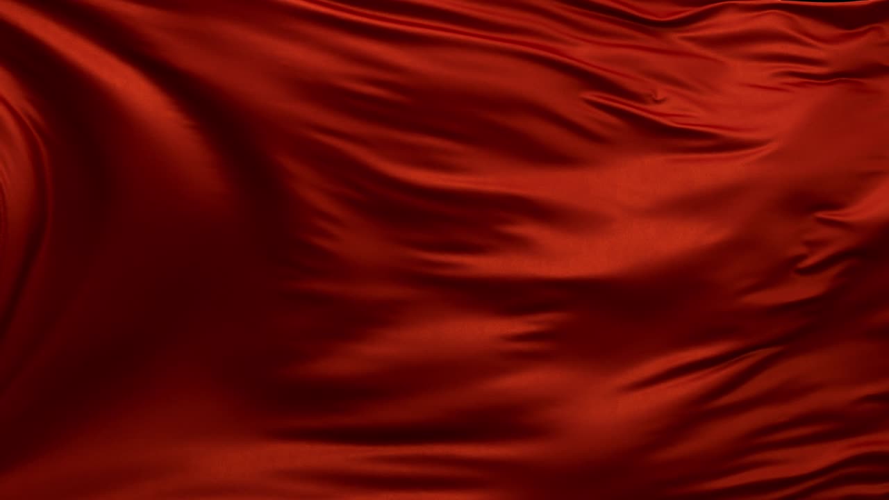 animación de tela de seda. un pañuelo en el viento. bucle de movimiento de tela.