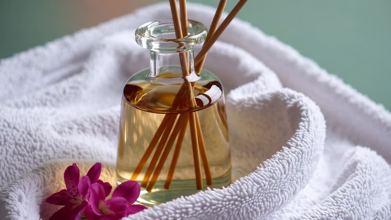 Relaxing Aroma Diffuser with Flower