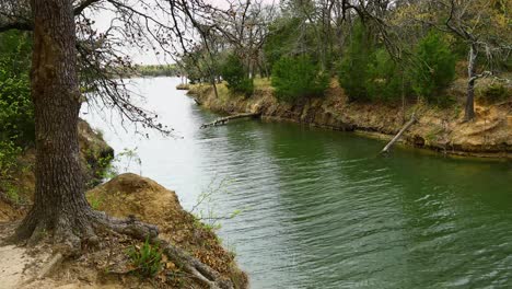 black creek lake in the lbj grasslands near decatur texas