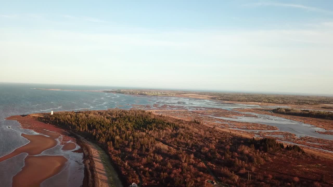 Sunset Coastline Canada East Coast
