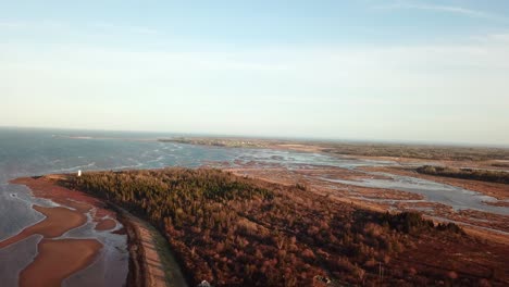 sunset coastline canada east coast