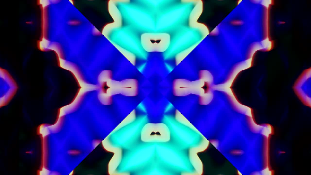 Pohyblivý kaleidoskop. 4K pohybová grafika