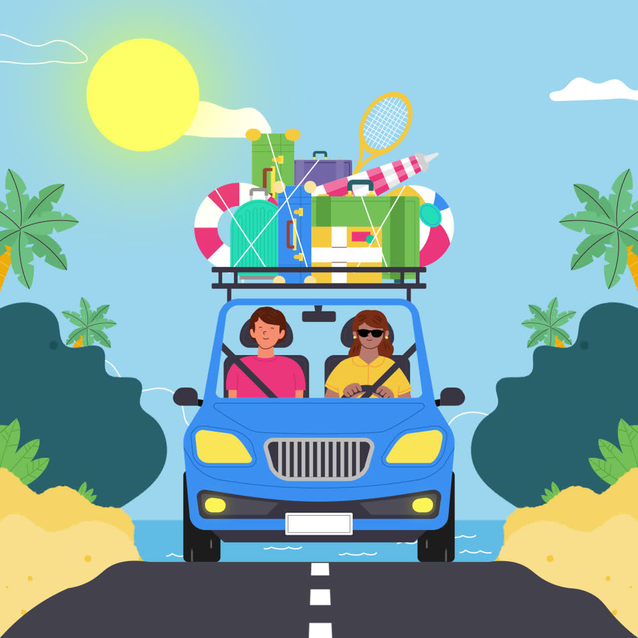 친구들과 함께 여름 여행