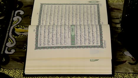 quran - holy book in the mosque