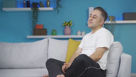 긍정적인 사람, 행복하고 웃는 사람.