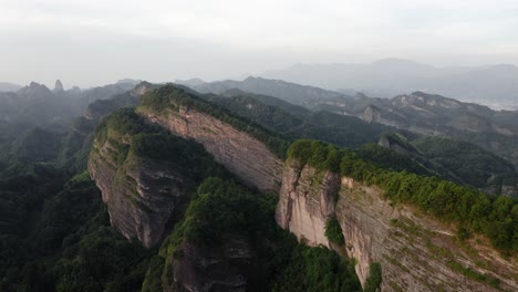 baiyun mountain , mountainous valley near guangzhou china, aerial