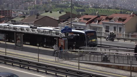 bus stop in istanbul