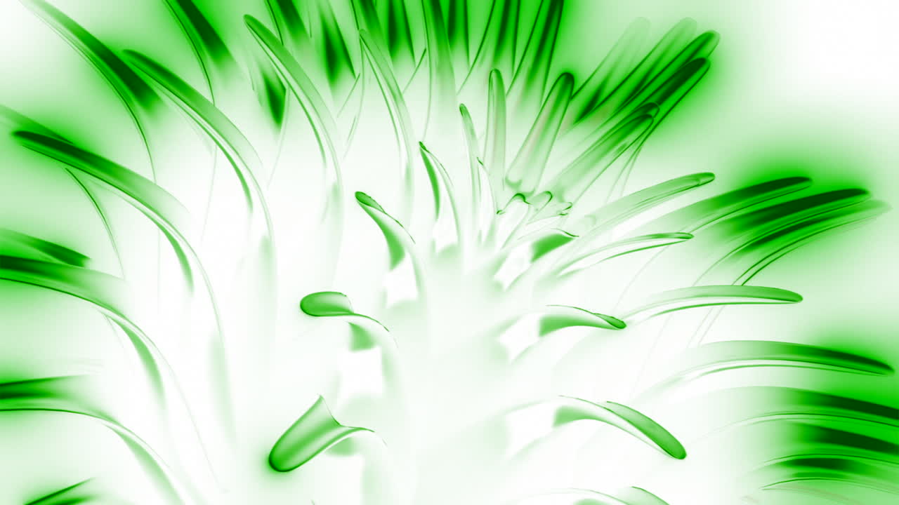 추상적인 녹색 꽃 디자인