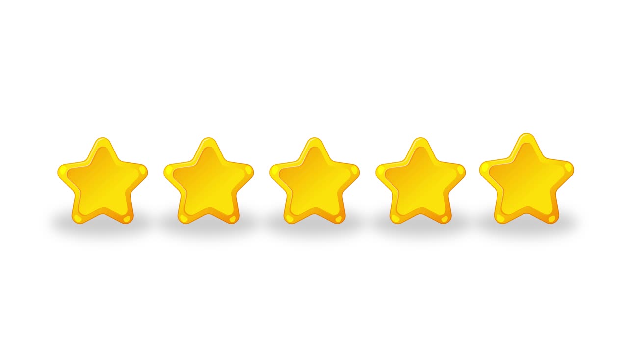 Stars appear and change on a green background