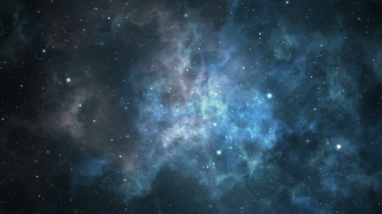 Cosmic nebula looped background