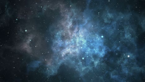 fondo de nebulosa cósmica en bucle