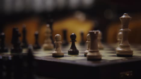 juego de ajedrez en curso