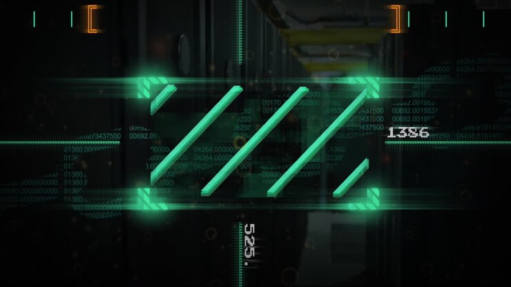 Animation of digital data processing over computer servers