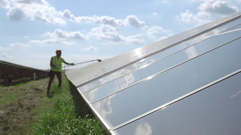 mantenimiento de los paneles solares