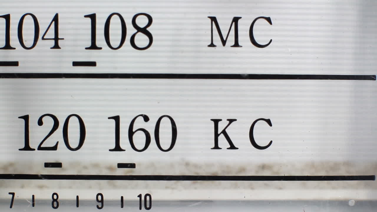 빈티지 라디오 다이얼 08