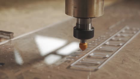 material de grabado acrílico del router por cnc
