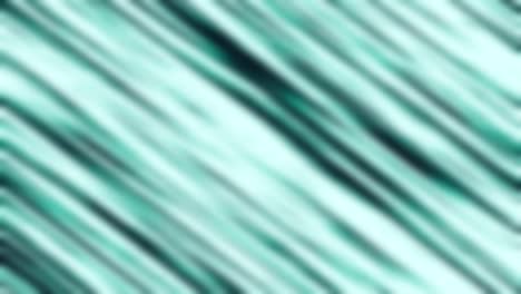 una animación generada por computadora de líneas verdes y azules onduladas que fluyen