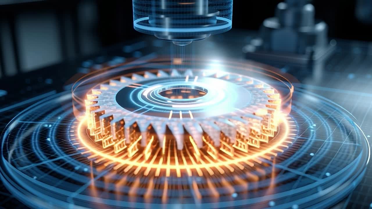 High-tech factory demonstrates precision manufacturing