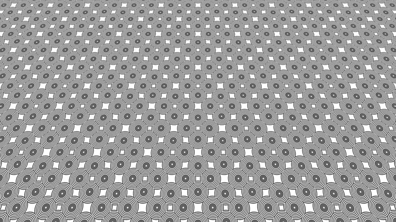 Graphic Pattern in Black and White that tilts up and moves.