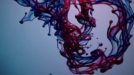 abstract ink swirls