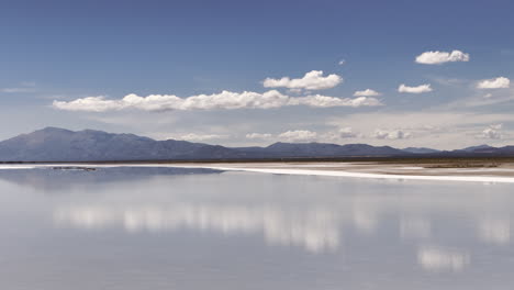 natural salt flat landscape of salinas grande