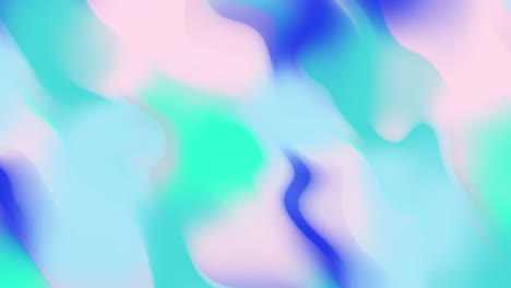 animación de un líquido multicolor futurista. gradientes del fondo líquido acuoso