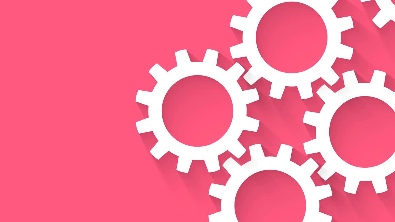 ruedas de engranajes rojas