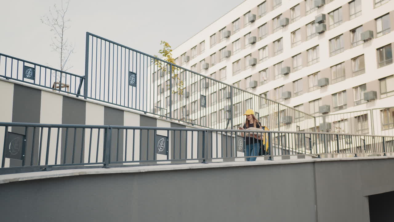 trabajador de entrega de alimentos