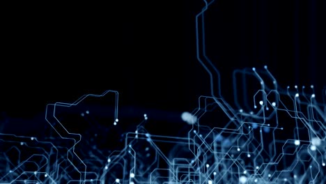 Abstract circuit board animation.