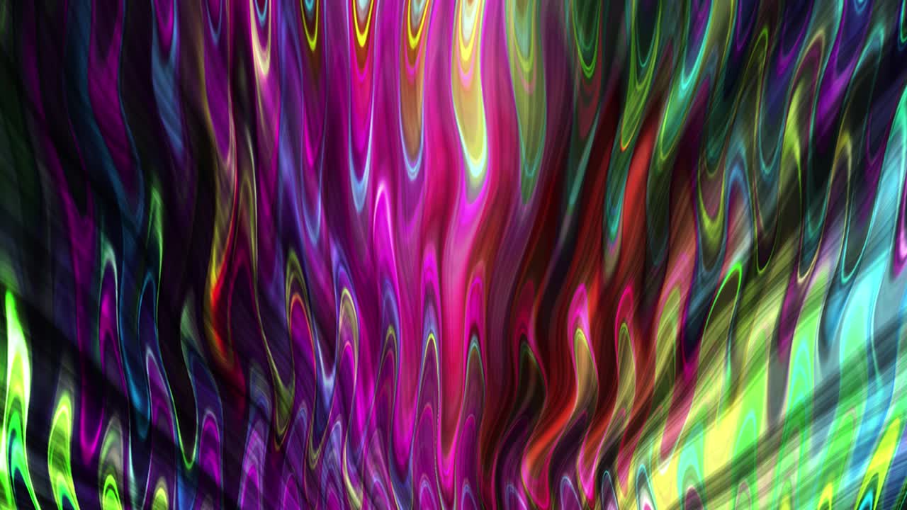 Animazione astratta, sfondo liquido, video di pittura digitale, video di sfondo astratto, video stock di animazione caleidoscopica