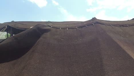disassembling nomad tent