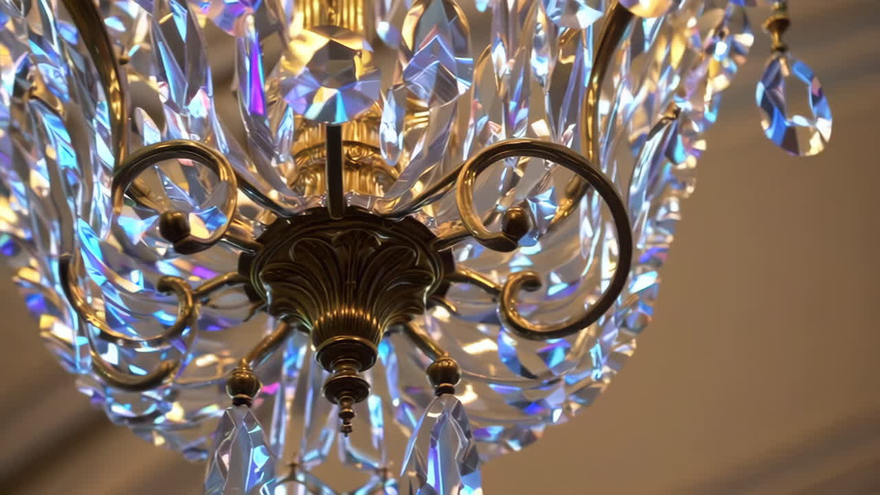 장식 된 크리스탈 들리어