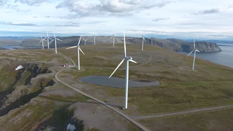 windmills for electric power production havoygavelen windmill park norway