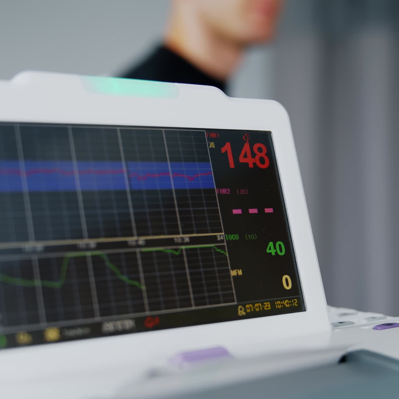 Modern hospital equipment for healthcare. Professional pregnancy ward