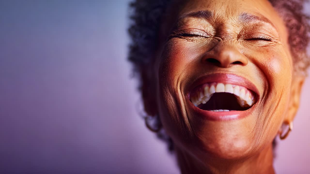 A Captivating Journey of Joy: Embracing Happiness Through Laughter and Smiles Captured in Two Heartwarming Frames Showcasing the Essence of Genuine Emotion and Connection