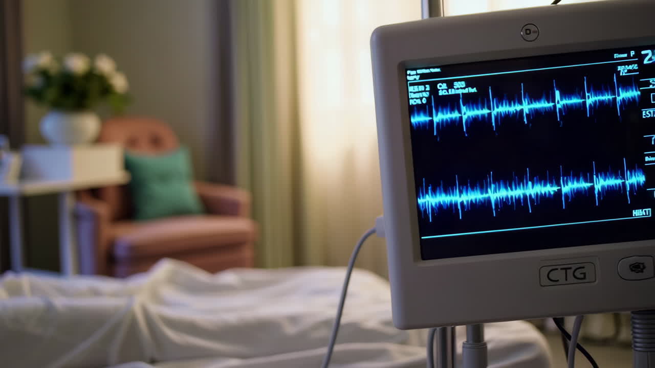 Fetal Monitoring in a Hospital Room