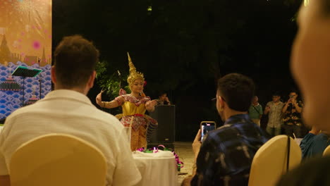 thai dance performance at an outdoor event