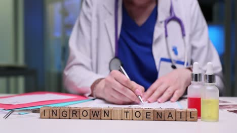 medical consultation for ingrown toenail treatment