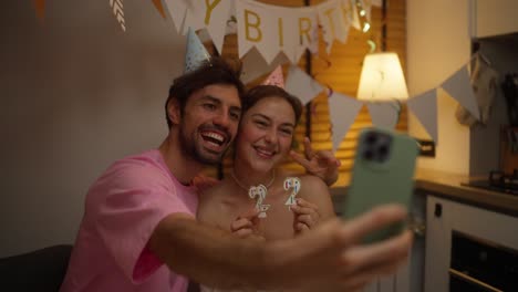 couple celebrating birthday