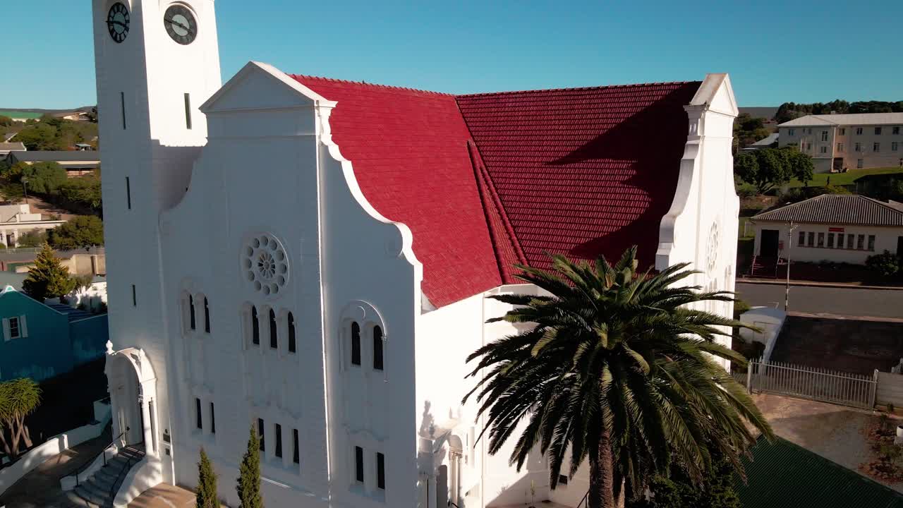 Immaculate NG church in the farming village of Napier in South Africa